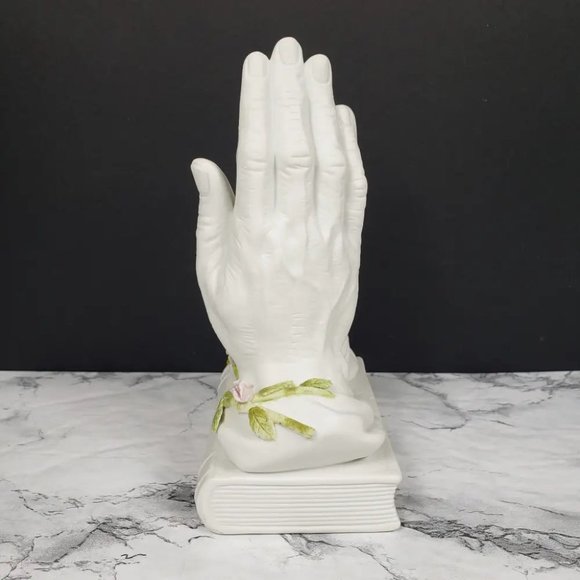 Praying Hands Porcelain Enesco Vintage - Picture 5 of 12